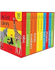 My First Library : Boxset of 10 Board Books for Kids