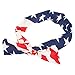 12 Pack American Flag Bowknot Headbands for Women, Patriotic Accessories, Red, White and Blue