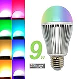 Mi-light Dimmable Led Bulb E27 9W RGBWW LED Spotlight Smart Led Lamp Controlled by Mi-Light Remote/Wifi Box or Controller