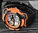 OUANGANC Water-proof Digital-analog Boys Girls Sport Digital Watch Alarm Stopwatch Chronograph (Orange)