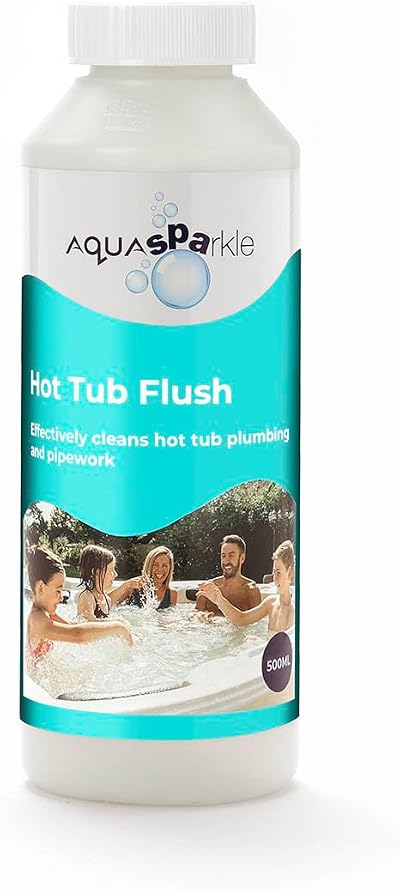 AQUASPARKLE Hot Tub Flush 500ml - Cleaner for Spa Plumbing