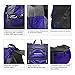 NeatPack Durable, Foldable Nylon Backpack/Daypack with Security Zippers, 20L (Navy)