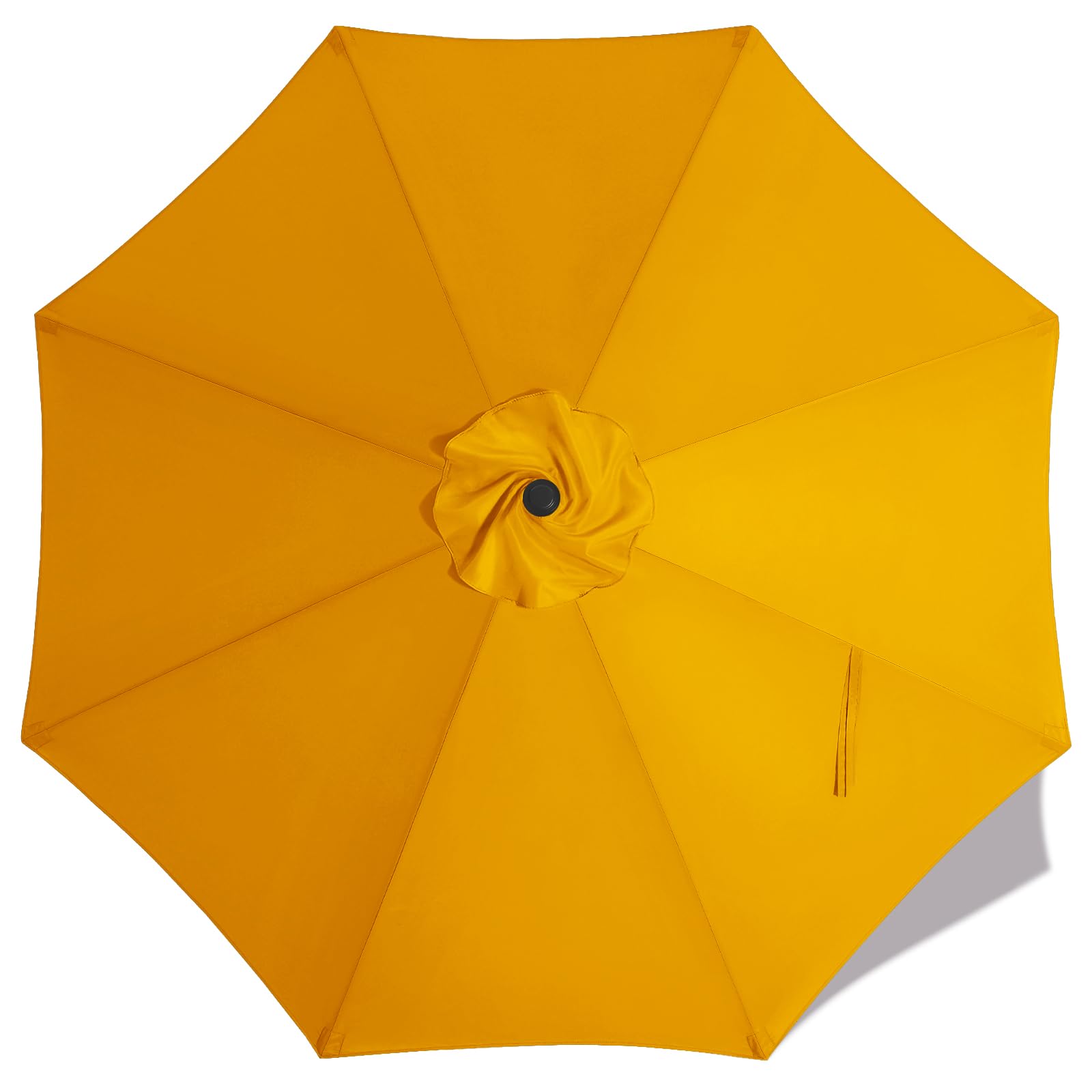 Photo 1 of MASTERCANOPY Patio Umbrella 9 ft Replacement Canopy for 8 Ribs-Gold Canopy Only