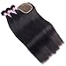 Brazilian Straight Hair with Closure 10A Unprocessed Remy Human Hair Bundles with Closure (22 24 26+20) Brazilian Virgin Hair 3 Bundles with Middle Part Lace Closure