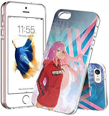 GYU iPhone SE Case, iPhone 5S Case, Slim Soft TPU Case Flexible Silicone Cover for iPhone SE/iPhone 5S/iPhone 5 Transparent (A)