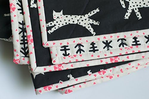 Handmade Black Ivory Neon Pink Leopard Tribal Modern Baby Quilt - Baby Shower Gift