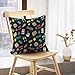 LALILO Throw Pillow Covers, Video Game Controller Accent Double-Sided Pattern for Sofa Cushion Cover Couch Decoration Home Gift Bed Pillowcase 18x18 inch