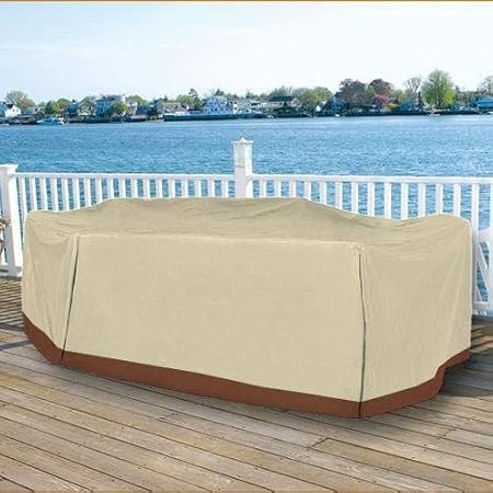 Amazon Com Lb International 97698 Vinyl Patio Cover Patio Furniture Set Covers Garden Outdoor