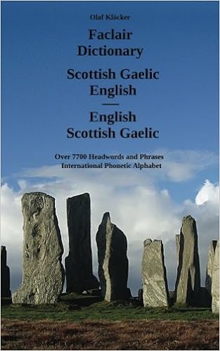 Faclair Dictionary Scottish Gaelic English English Scottish Gaelic Klocker Mr Olaf 9781546347354 Amazon Com Books