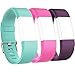 RedTaro Replacement Bands Compatible with Fitbit Charge 2 for Women Men, Classic & Special Edition Adjustable Sport Wristbands Large Small