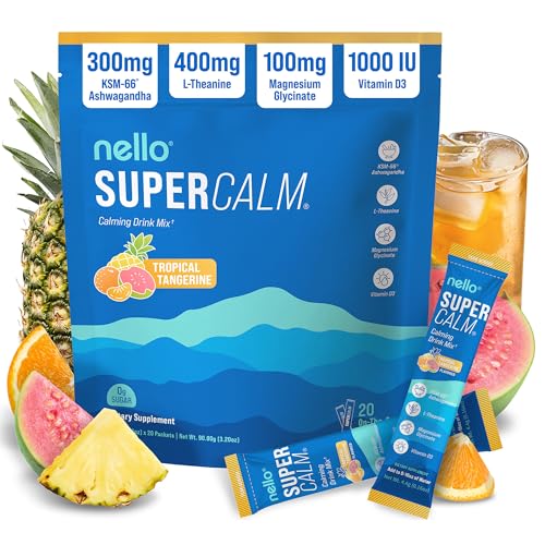 Nello Supercalm Powdered Drink Mix Tropical Tangerine