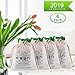 Charcoal Air Purifying Bag, Activated Charcoal Odor Absorber, Nature Fresh Air Purifier Bags for Odors, Home, Cars, Shoes, Closets, Pets, Breathe Green Charcoal Bags 200G Value 4Pack