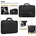 CoolBELL 15.6 inch Multi-Function Convertible Laptop Messenger Computer Bag Single-Shoulder Backpack Briefcase Oxford Cloth Waterproof Multi-Compartment for iPad Pro MacBook Men and Women(Black)