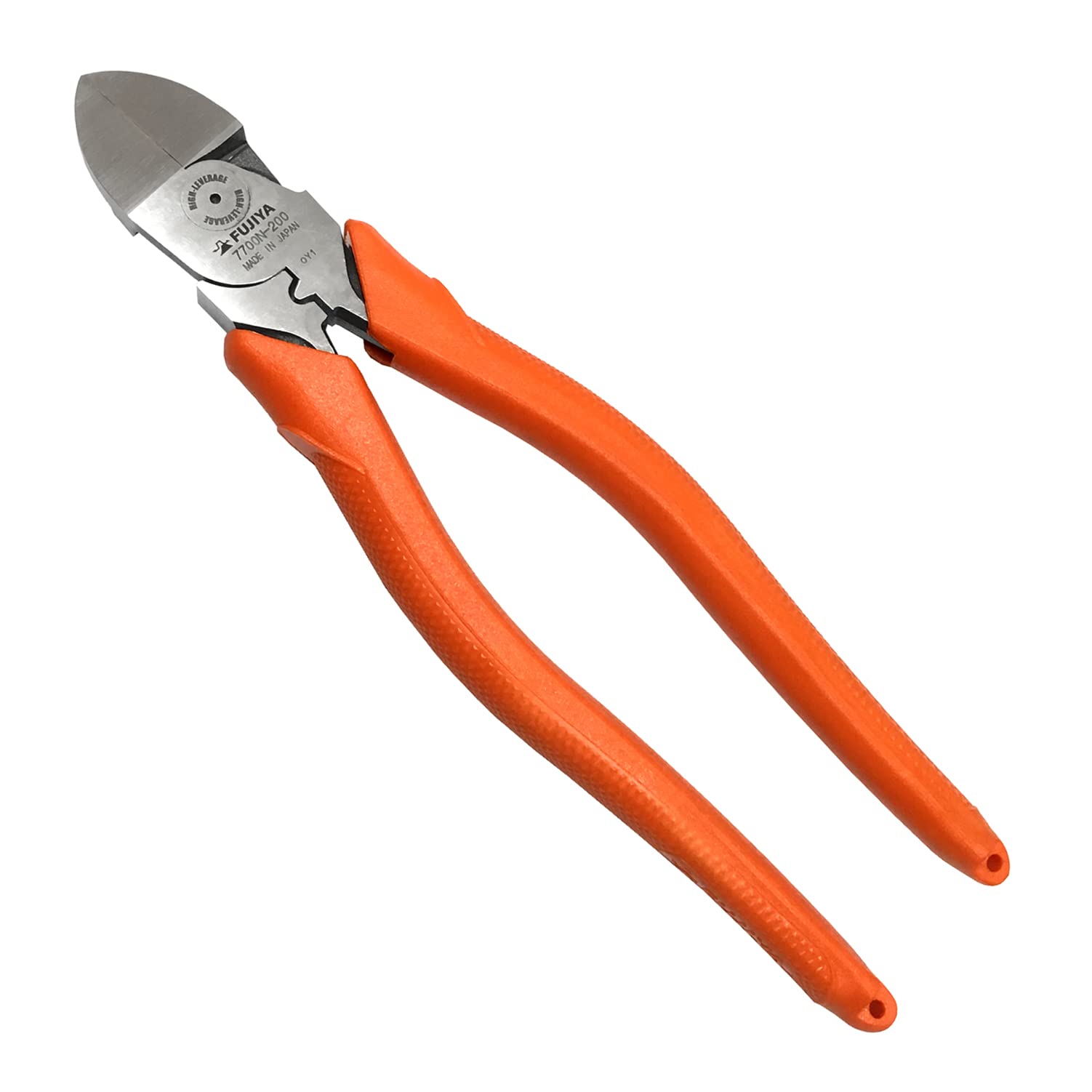 フジ矢(Fujiya) 電工名人偏芯薄刃ニッパ 7700N-200 (VA線切断) 偏芯テコの原理と刃部鏡面仕上げ 200mm商品画像