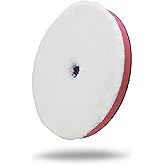 Maxshine Universal Microfiber 6” Polishing Foam Pad for Finishing – Hook and Loop, for DA and Rotary Polishers, Ultra-Soft Microfiber pad