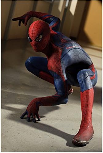 The Amazing Spider Man Andrew Garfield Posed On Floor Ready To
