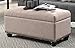 Convenience Concepts 7th Avenue Storage Ottoman, Tan