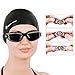 Neptune Swim Set - 5 Piece Goggles To Swim, Swimming Cap, Swimmers Ear Plug, Nose Swimming Clip, Swim Goggle Case + Spare Quick Fit Buckle