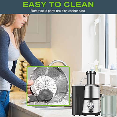 POTANE Multifunctional Juicer Machine, 3 IN 1 Centrifugal Juicer