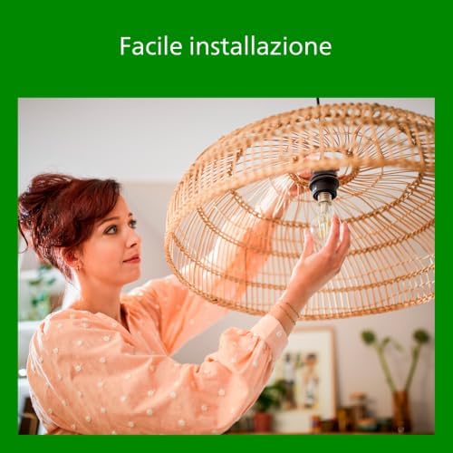 LED Lampadina Goccia Classe A Ultra Efficiente a Risparmio Energetico, Vetro Smerigliato, 60W, E27, Luce Bianca Calda, Non Dimmerabile