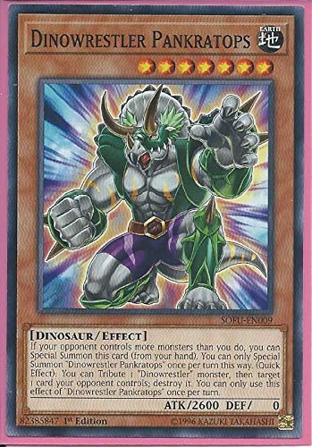 Yu-Gi-Oh! - Dinowrestler Pankratops - SOFU-EN009 - Soul Fusion - 1st Edition - Common