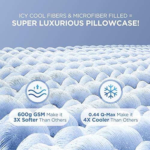 Groye Cooling Shredded Memory Foam Pillow with Gel Particles