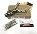 Larel Vitor Slingshot,Stainless Steel Outdoor Hunting Sling Shot of Dragon Head High Velocity Catapult with 1 Rubber Bands and 50 Extra Safety Clay Slingshot Ammo