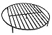 TITAN GREAT OUTDOORS Ash & Ember Round 30in Fire Pit Grate, Heavy Duty 1/2in Steel Elevated Log Wood Pit Grate, Burning Fireplace and Firepits