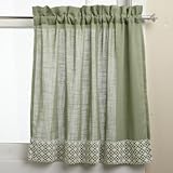 Lorraine Home Fashions Salem 60-inch x 24-inch Tier Curtain Pair, Sage