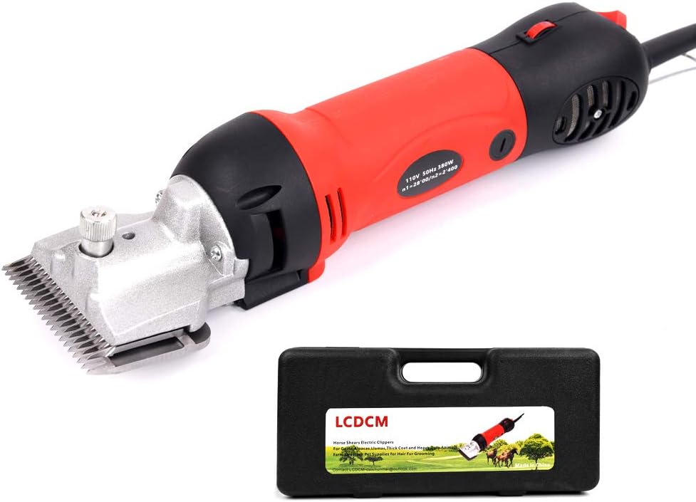 Horse Shears Electric Scissors, 380W 6 Speed Adjustable Scissors Goat