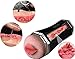 Male Masturbator Sexymate Double Ended Pocket Pussy Metal Realistic Vigina Male Masturbators Tunnel Travel Masturbator Realistic Sexy Blonde Pussy Molded (Vibrating Male Masturbator)