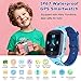 MeritSoar Kids Smart Watch Phone with GPS Tracker Smartwatch Voice Chat HD Touch Screen Camera Waterproof Kids Phone Watch Compatible with Android iOS for Boys Girls
