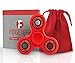 Fidgeteer Fidget Spinner EDC Toy | Anxiety and Stress Relief | Ceramic Bearings | Red