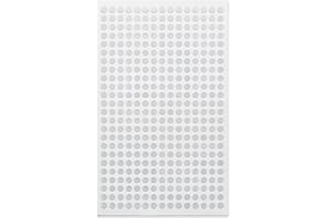 LITEMARK Golf Club & Golf Ball, White Reflective Dot Stickers, 3M Weatherproof Decals for Enhanced High Speed Camera Detection and Simulators, 1/4 Inch Size, Pack of 546