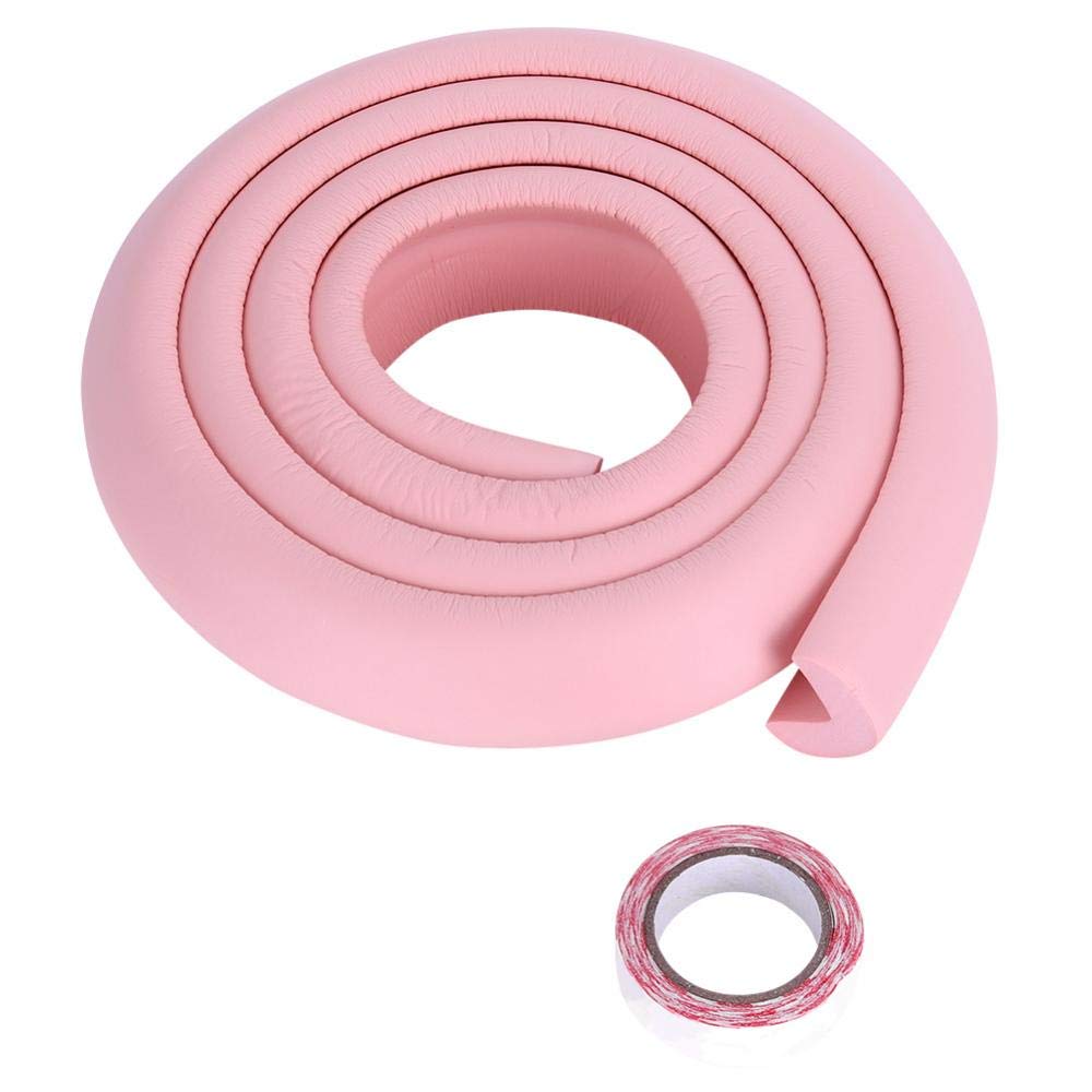 Fdit Bumper Protector Rubber for Children Plastic Corner Protectors for Corners and Edges Children Premium (Pink)