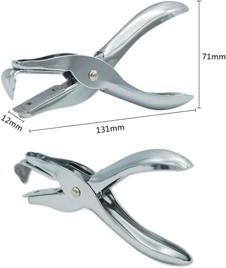 1 Pack Rainbow Staples Remover Clear Acrylic Body Steel Jaws Staple Puller Removal Tool for Dress Up Home Office School Desk Accessories Gift (1 Pack, Clear & Rainbow Tone) : Office Products