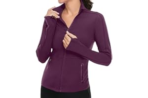 VUTRU Women's Workout Yoga Jacket Full Zip Running Track Jacket