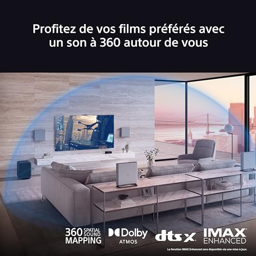 Sony BRAVIA Theatre Quad – Dolby Atmos TV Sound System, 16 Speakers, Wi-FI, Bluetooth, 360 Spatial Sound Mapping, 2024 Model