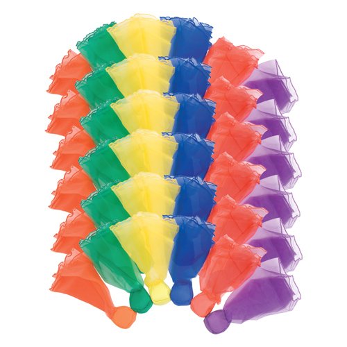 US Games Bean Bag Scarves (Set of 6)