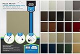 Pelle Patch - Leather & Vinyl Adhesive Repair Patch - 25 Colors Available - Original 8x11 - Beige