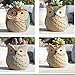 6pcs Owl Pot 2.5 Inch Ceramic Flowing Glaze Base Serial Set Succulent Plant  Cactus  Flower Pot Container Planter Small Bonsai Mini Pots With A Hole  Gife Idea