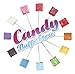Candy Envy - Red Square Pops - 24 Pack - Cinnamon Flavored Lollipops