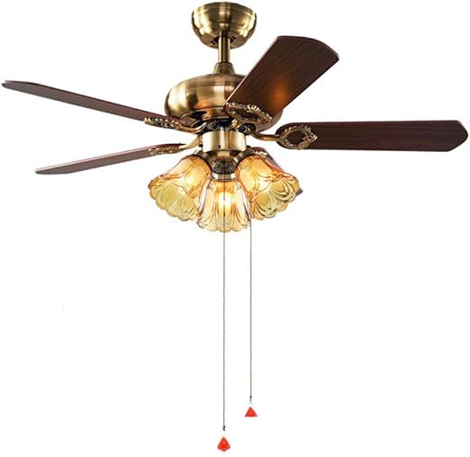 Amazon Com Baojingyu Ceiling Fans Retro Wrought Iron Ceiling Fan