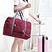 Cocoo Travel Foldable Waterproof Tote Bag Carry Storage Luggage Handbag (Wine)