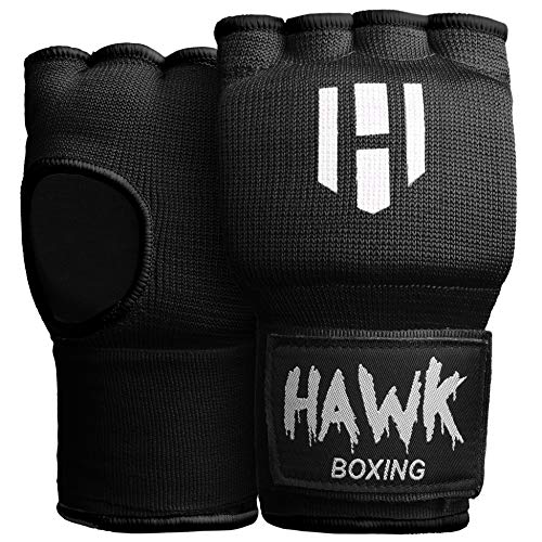 Hawk Padded Inner Gloves Training Gel Elastic Hand Wraps for Boxing