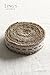 Ling's moment Burlap Ribbon Roll with White Lace Trims for Jars & Gift Décor, 1