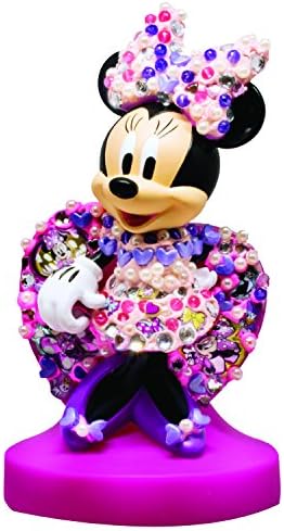 Peachtree Playthings Disney Minnie Diy Deco Figural Coin Bank, Unpainted, 10" x 6"