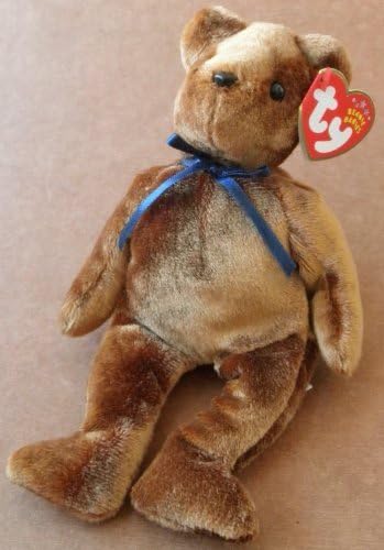 1 X TY Beanie Babies TED-E the Bear Plush Toy Stuffed Animal