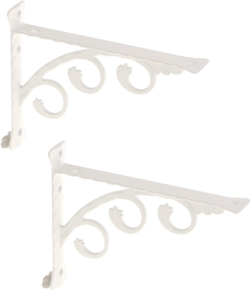 Decorative Wall Shelf Brackets, 2 Pack Heavy Duty Corner Brace Shelf