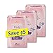 HASOCARE Incontinence Pads (Extra Wide, Extra Thin) for Women, Overnight Absorbency, Ultra Long Length, 135 Count (3packs X 45pcs.)